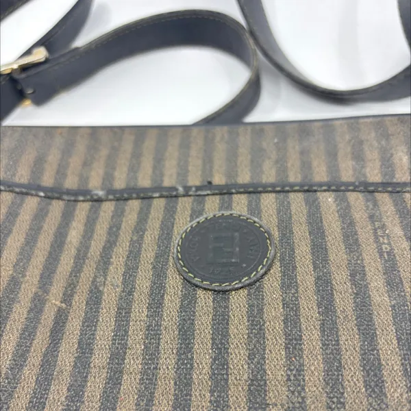 Vintage Fendi Crossbody Bag - Brown/Black - Image 2