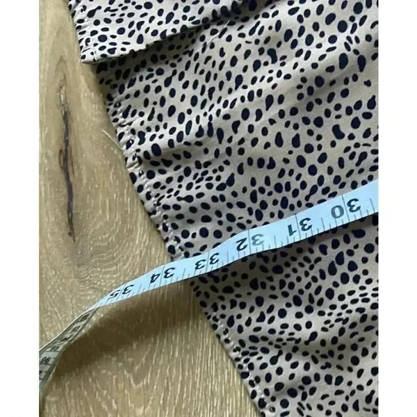 Mod Ref Cheetah Black & Brown Animal Print w/‎ lining A-line dress Size S Small - Image 8