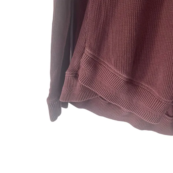 Soft Surroundings Women's‎ Size Medium Thermal Purple Sweater - Image 4