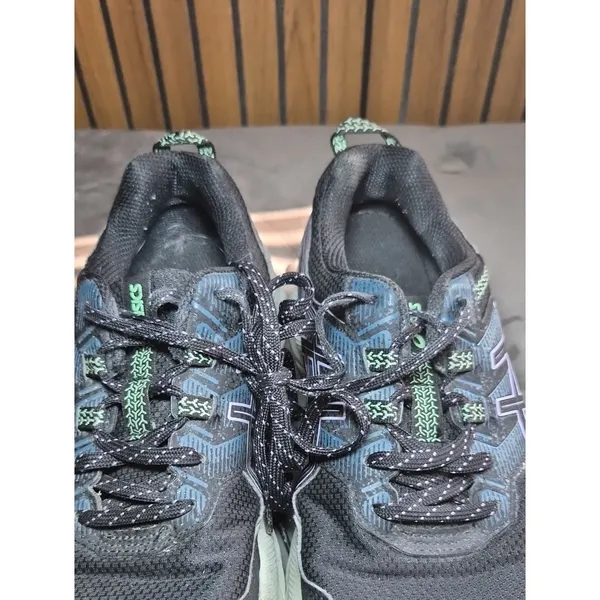 Asics Women's Black and Green Boots - Image 5