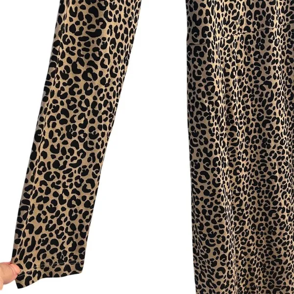 Old Navy Women's Leopard Print Long Sleeve Dress Size‎ L - Image 8