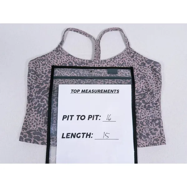 Beyond Yoga Spacedye Cropped Tank Top Size XL Cheetah Leopard Pilates Yoga Gym - Image 7