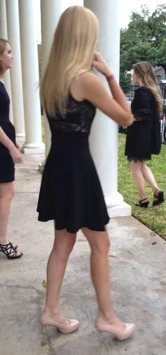 Windsor Black High Neck Lace Dress - Image 2