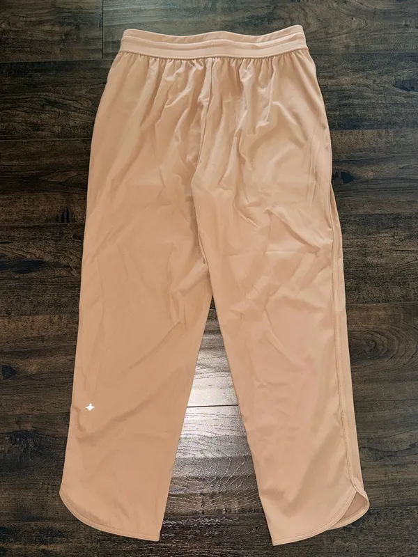 Halara NWT Mid Rise Drawstring Curved Hem Golf Tapered Pants with Pockets - Cartouche - Image 3
