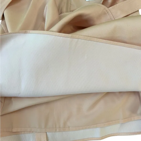 J.CREW NWT‎ $168 Square Neck A-Line Lined Blush Dress in Gramercy Twill Size 12 - Image 7