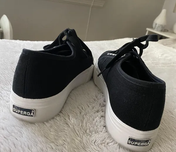 Black  Platform Sneakers - Image 5