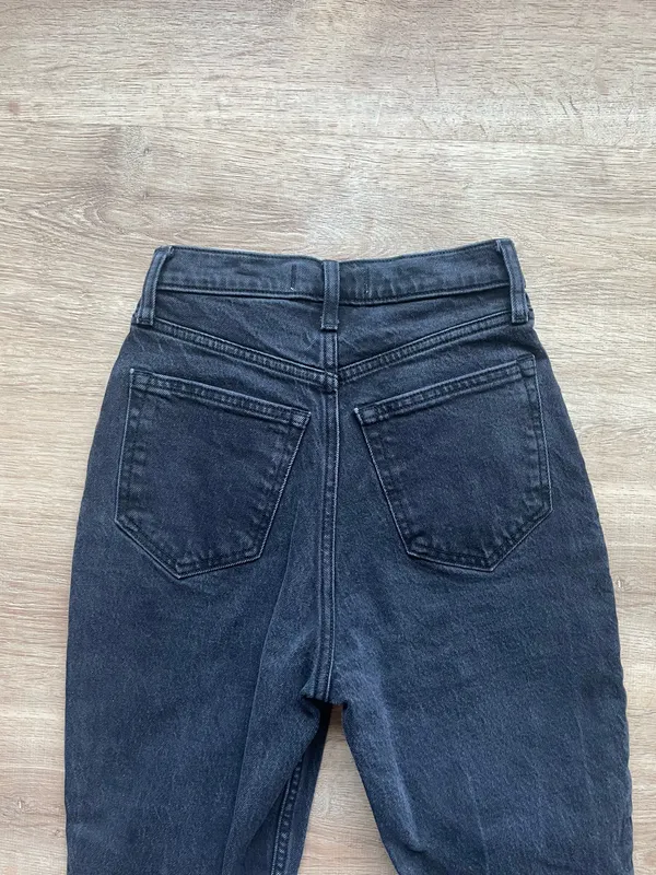 Abercrombie & Fitch Curve Love The Kick Flare Jeans Black 24 00R High Rise - Image 5