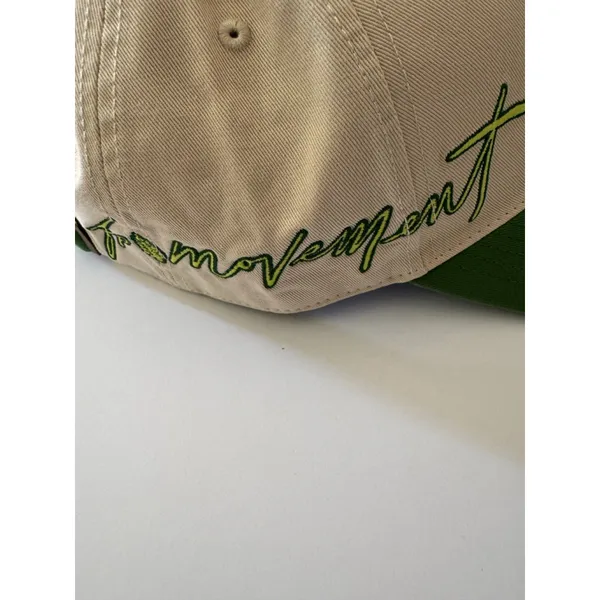 Free People Movement Double Hitter Baseball Hat Green Combo NWT - Image 4
