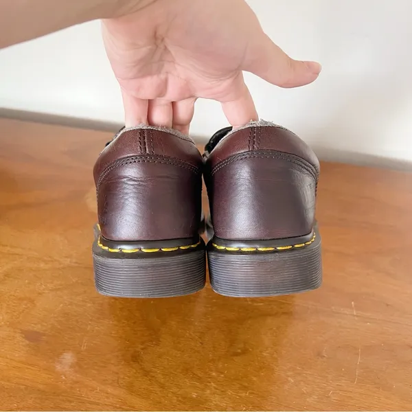 Dr Martens • Resistor ST slip on loafer chunky platform industrial brown leather - Image 9