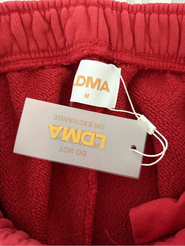 LDMA All Day Crew & All Day Straight Leg Sweats Poppy Size Medium Loungewear - Image 11