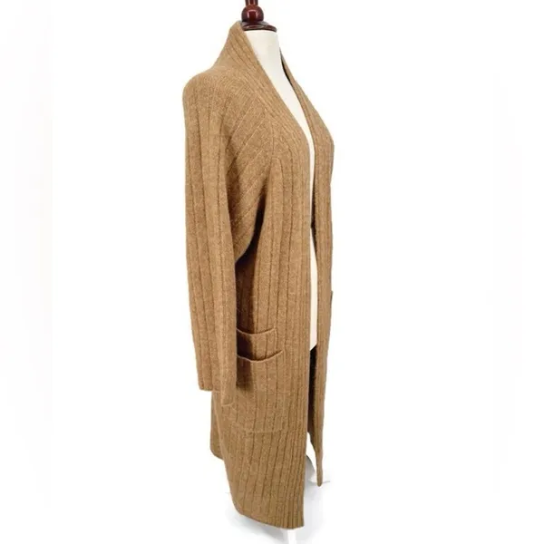 Revolve x LITA by Ciara Long Open‎ Front Cardigan Tan NWOT XS - Image 2