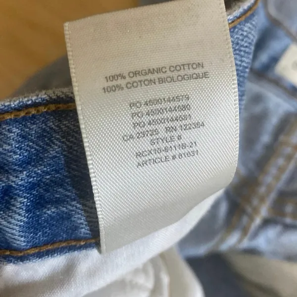 Aritzia Denim Forum Women's Blue High Rise Wide Leg Baggy Denim Jeans Size XS - Image 6