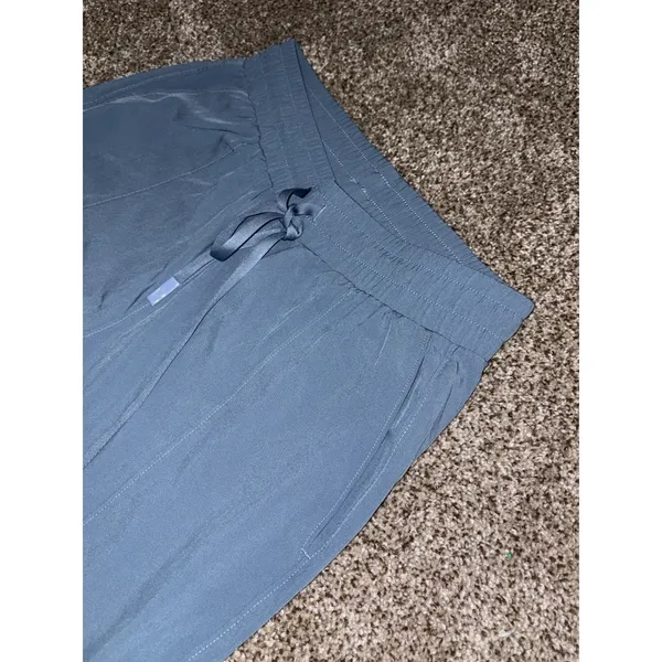 Mono B Women's Blue Jogger Pants S Drawstring Elastic Waist Pockets - Image 7