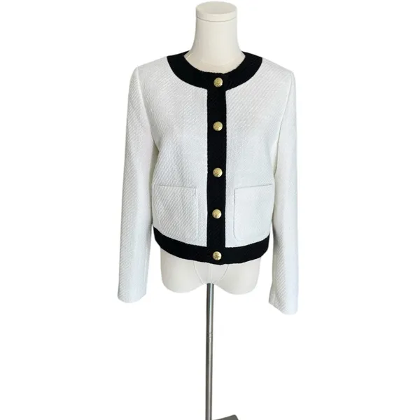 J. Crew - Tweed Lady Blazer Jacket Sz 6 - Image 4