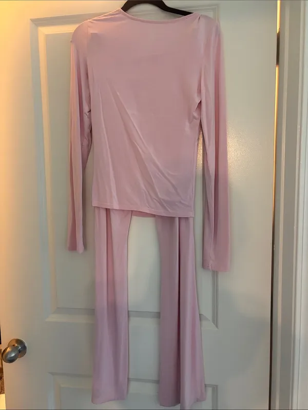 Women’s Pink Long-Sleeve Pajama Set from Amazon - Image 2