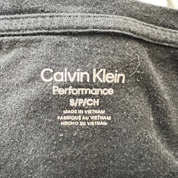 1269 | Calvin Klein Performance‎ V-Neck Activewear Tee Black Womens Small - Image 3