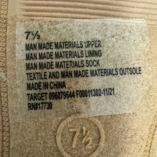 Womens A New Day Slide on Sandals Tan Size 7.5‎ - Image 4