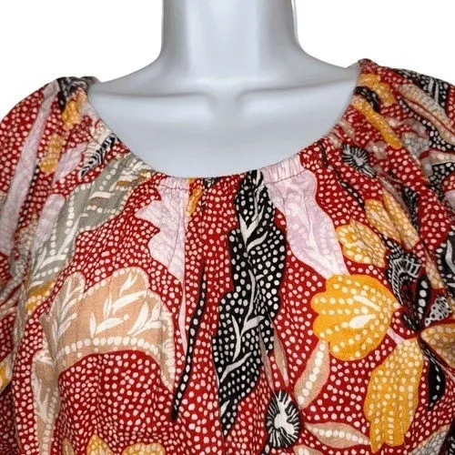 ELIZABETH AND JAMES Marika Garden Dress Multicolor Floral Belted‎ Dress EUC M - Image 3