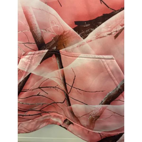 Legendary Whitetails Pink Camo Quarter Zip Hoodie Women's Medium Fleece Lined‎ - Image 5