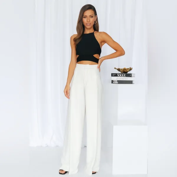 NWT Hello Molly Tongue Tied Up Crop,‎ Large - Image 3