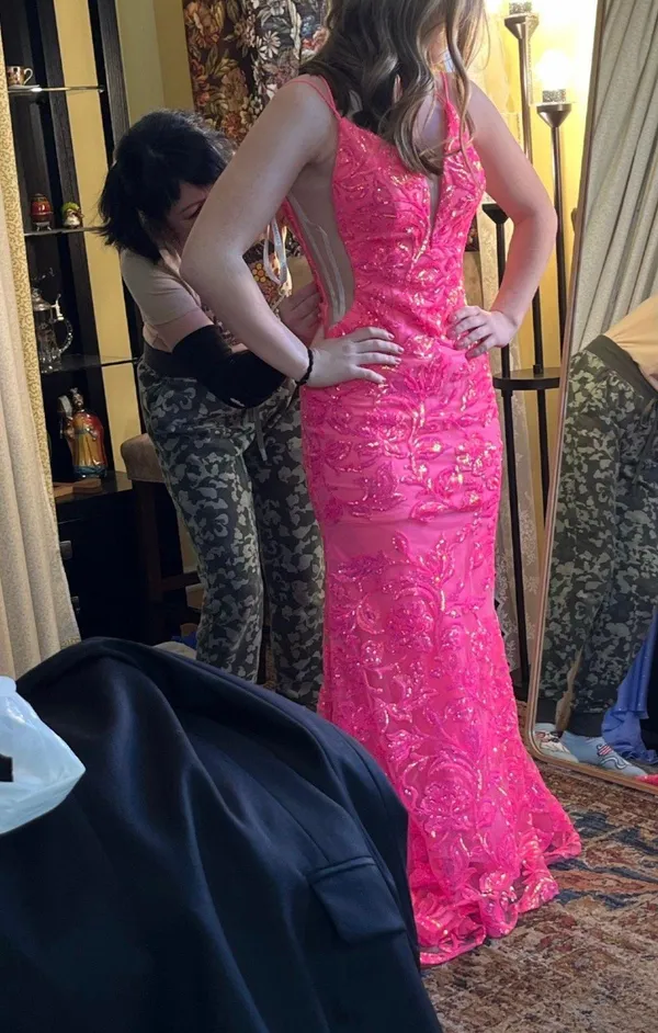 Pink Prom Dress 🩷💞 Size 2 - Image 5