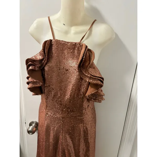 C/Meo Collective metallic sequin midi dress - Image 5