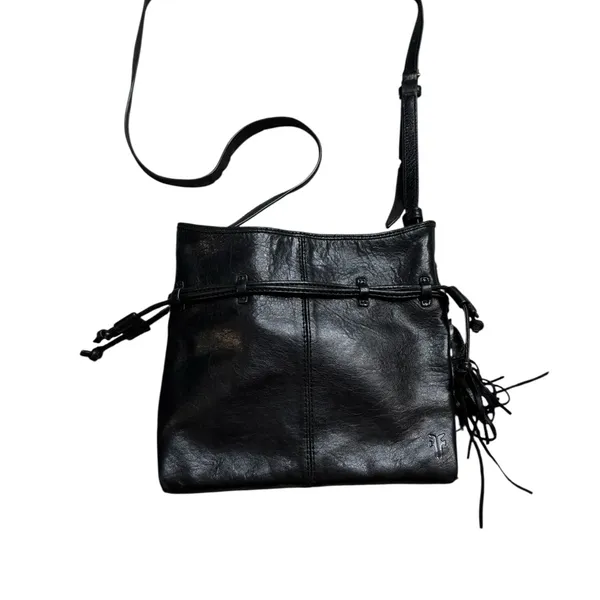🐍 Frye Sacha Snake‎ Print Leather Mini Crossbody Bag with Tassel ✨ - Image 8