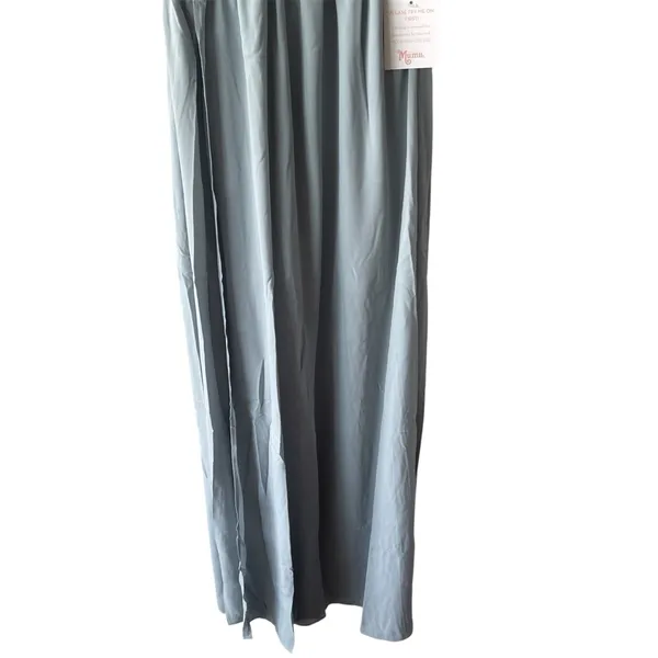 Show Me Your Mumu Kendall Maxi Dress Silver Sage Crisp NWT Large Wedding Prom - Image 5