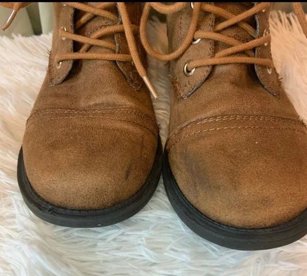 Curfew Combat Boots Tan Size 7 - Image 10