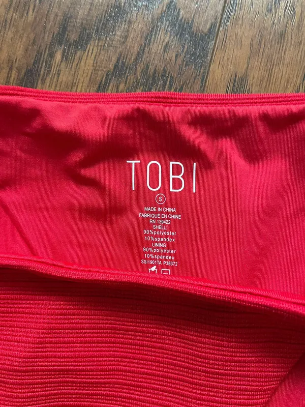 Tobi Red Bikini Bottoms - Image 2