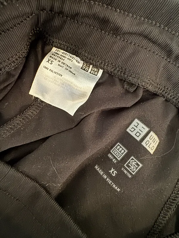 Uniqlo Black Jogger Pants - Image 2