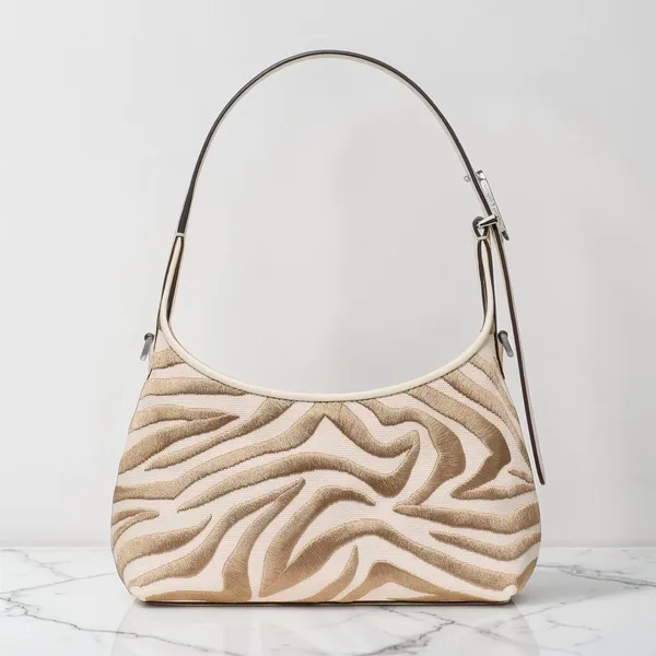 NWT Kate Spade 454 Zebra Print Mini Crossbody Bag Neutral Multi KN589 - Image 2