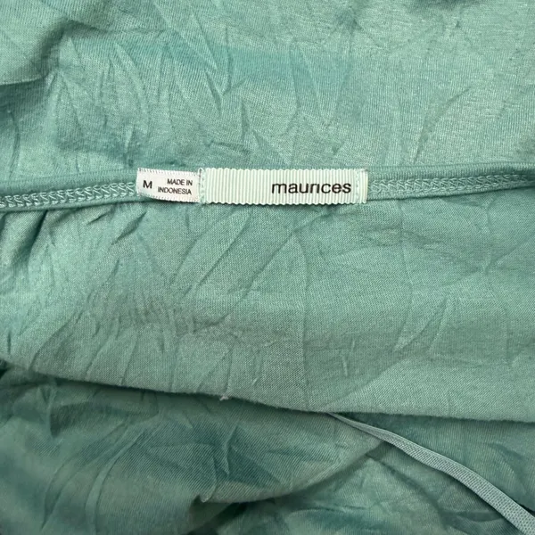 Maurices Sage Green Lace Trim Camisole Adjustable Straps Size Medium - Image 5