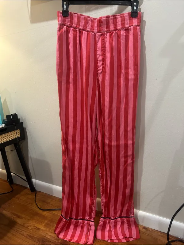 Damson Madder Joni Stripe Pants Pink Size 10 - Image 2