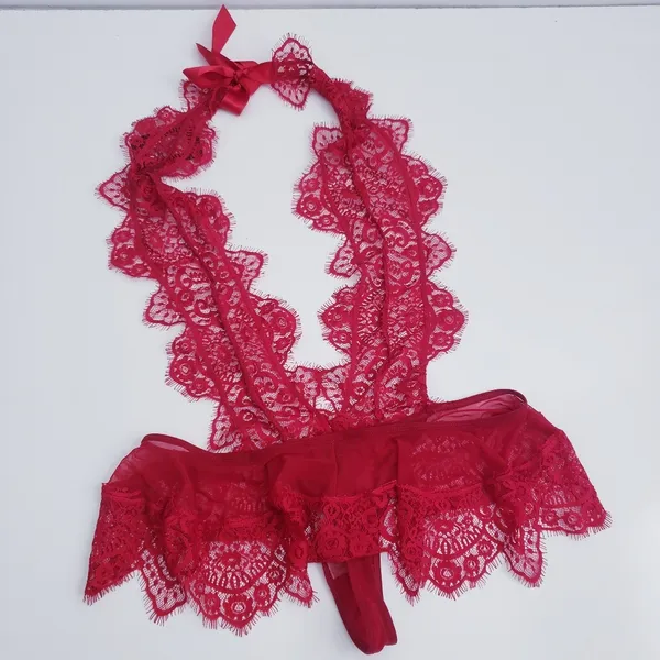 Frederick's Of Hollywood Lace Thong Teddy Lingerie New With Tags - Image 6