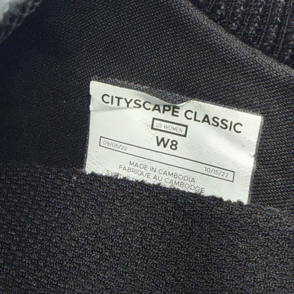 Vessi Cityscape Classic Black Waterproof Knit Sneakers Womens 8 - Image 8