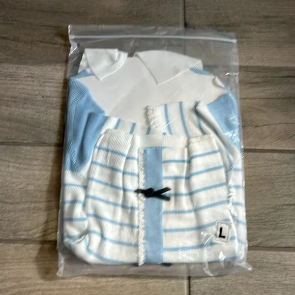 Cinta stripe sweater White Size L - Image 2