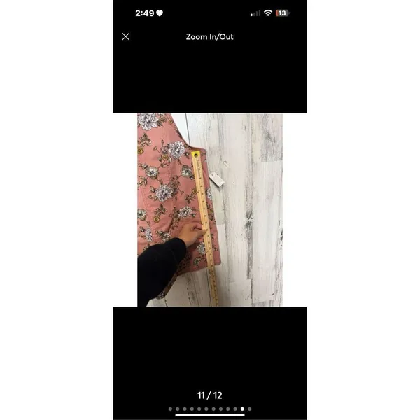 Floral denim overall dress - Image 11