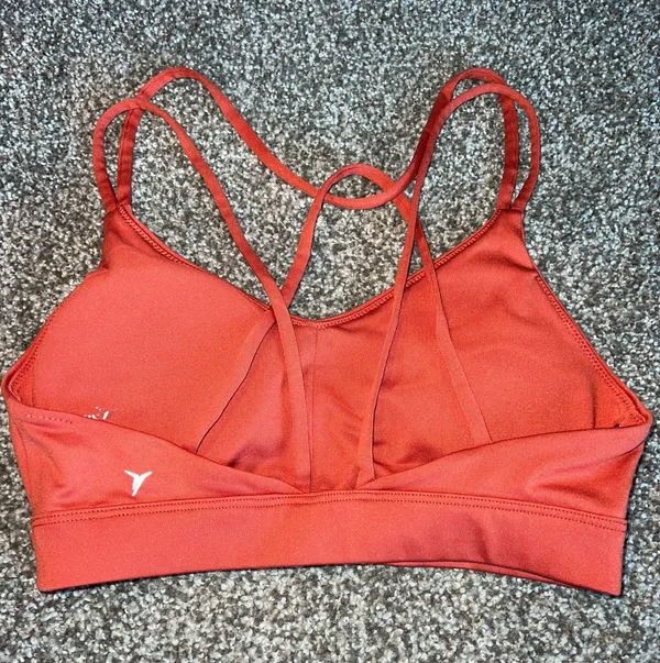 Orange Sports Bra Size XS - Image 2