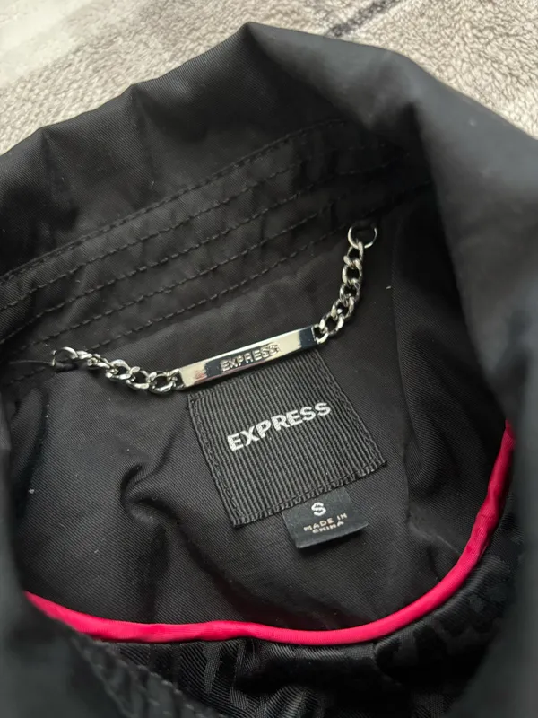 SOLD ON POSHAMRK!! Black Double-Breasted Express Peacoat - Image 2