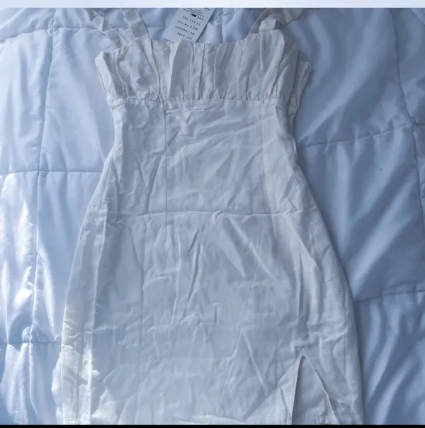 Peppermayo white linen mini dress new with tags 🤍 - Image 4