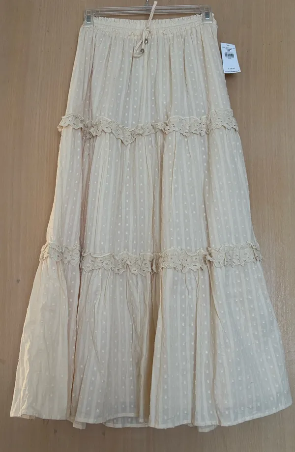 Mable long skirt Yellow - Image 3