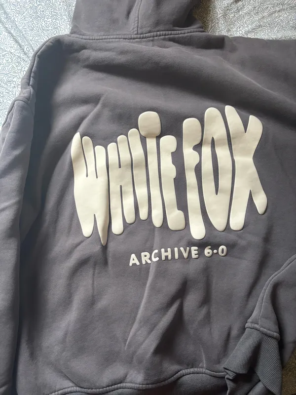 White Fox Boutique Hoodie Grey - Image 2