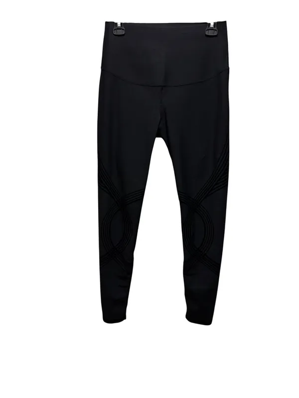 Fanka Body Sculpt High-Waisted Reversible Black Leggings Size M - Image 2