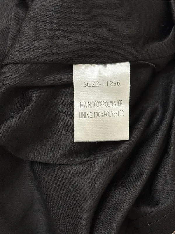 BLANK Black Floral Pleated Full Button-Front Maxi Dress Large - Image 6