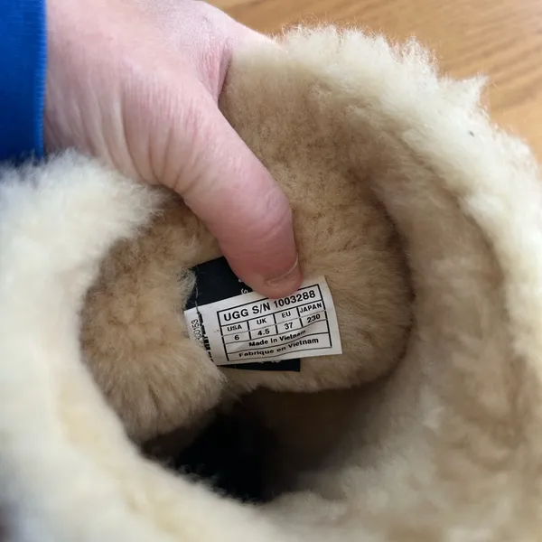 UGG Klarissa Chestnut Leather‎ Thinsulate Shearling High Boots Size 6 - Image 9