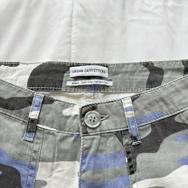 Urban Outfitters Cargo Pants Womens‎ 0 Blue 100% Cotton Joggers Blue Whimsy - Image 2