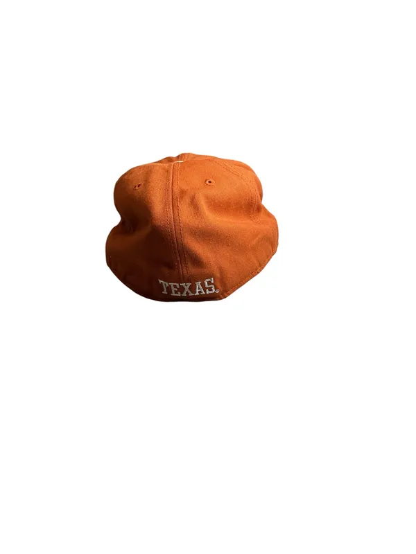 New Era 59FIFTY Texas Longhorns Fitted Hat Size 8 Burnt Orange White Longhorn - Image 2