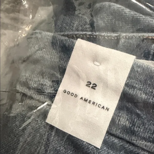Good American Good Waist Palazzo Crop Jeans Size 22 Indigo Wide Leg NWT - Image 6