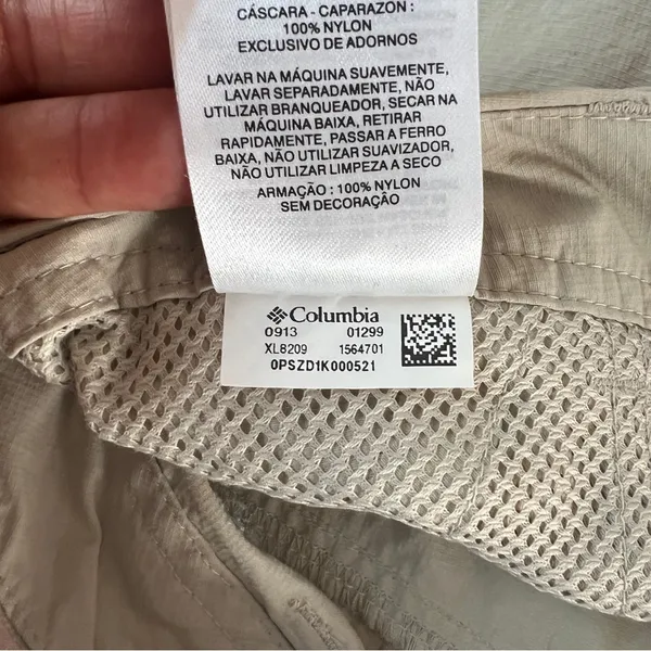 Columbia PFG Lightweight Nylon Roll‎ Tab Adjustable Straight Leg Pants Size 8 - Image 12